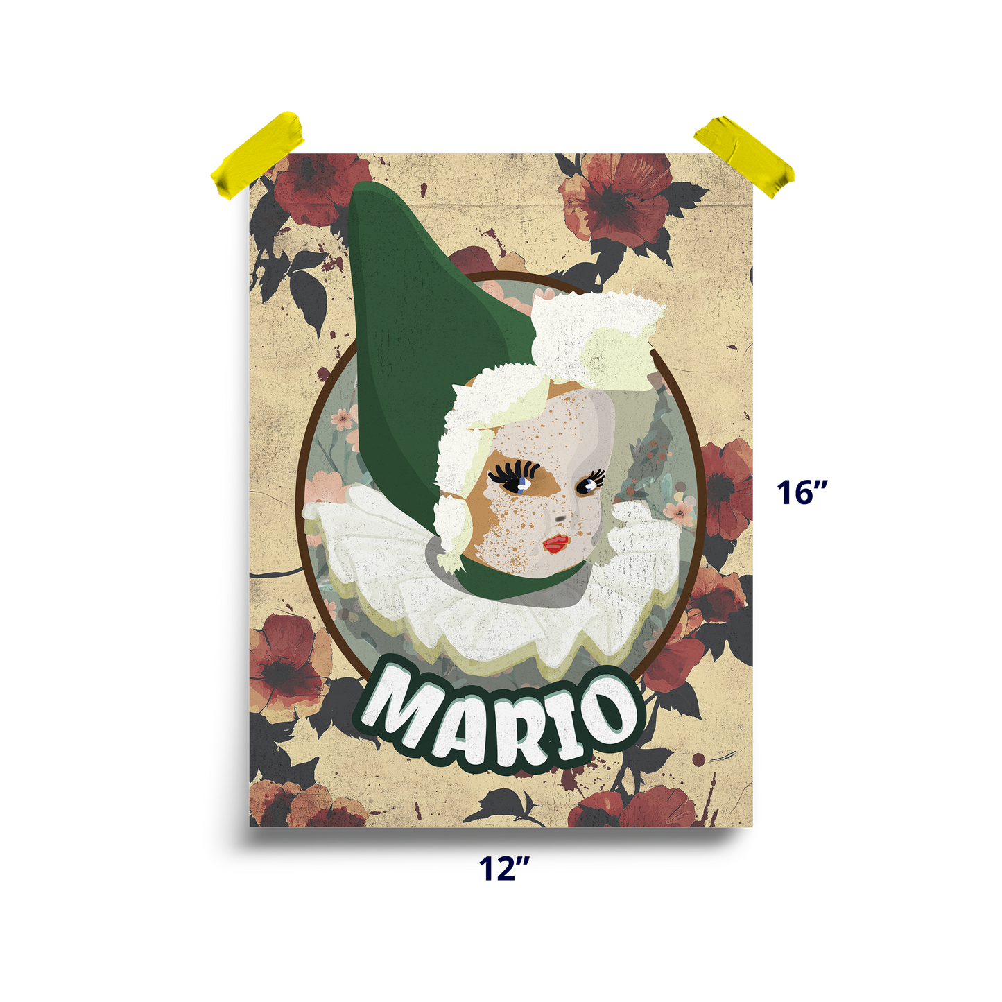 Affiche - Mario Portrait