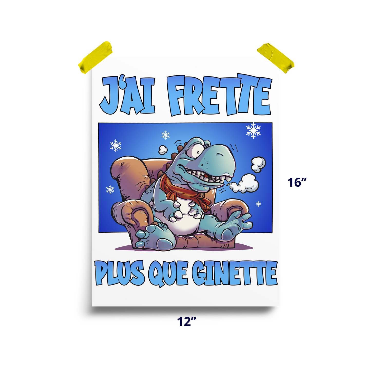 Affiche - J'ai frette RETRO