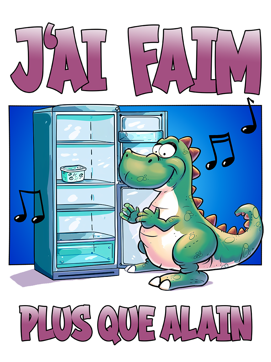 Affiche - J'ai faim RETRO
