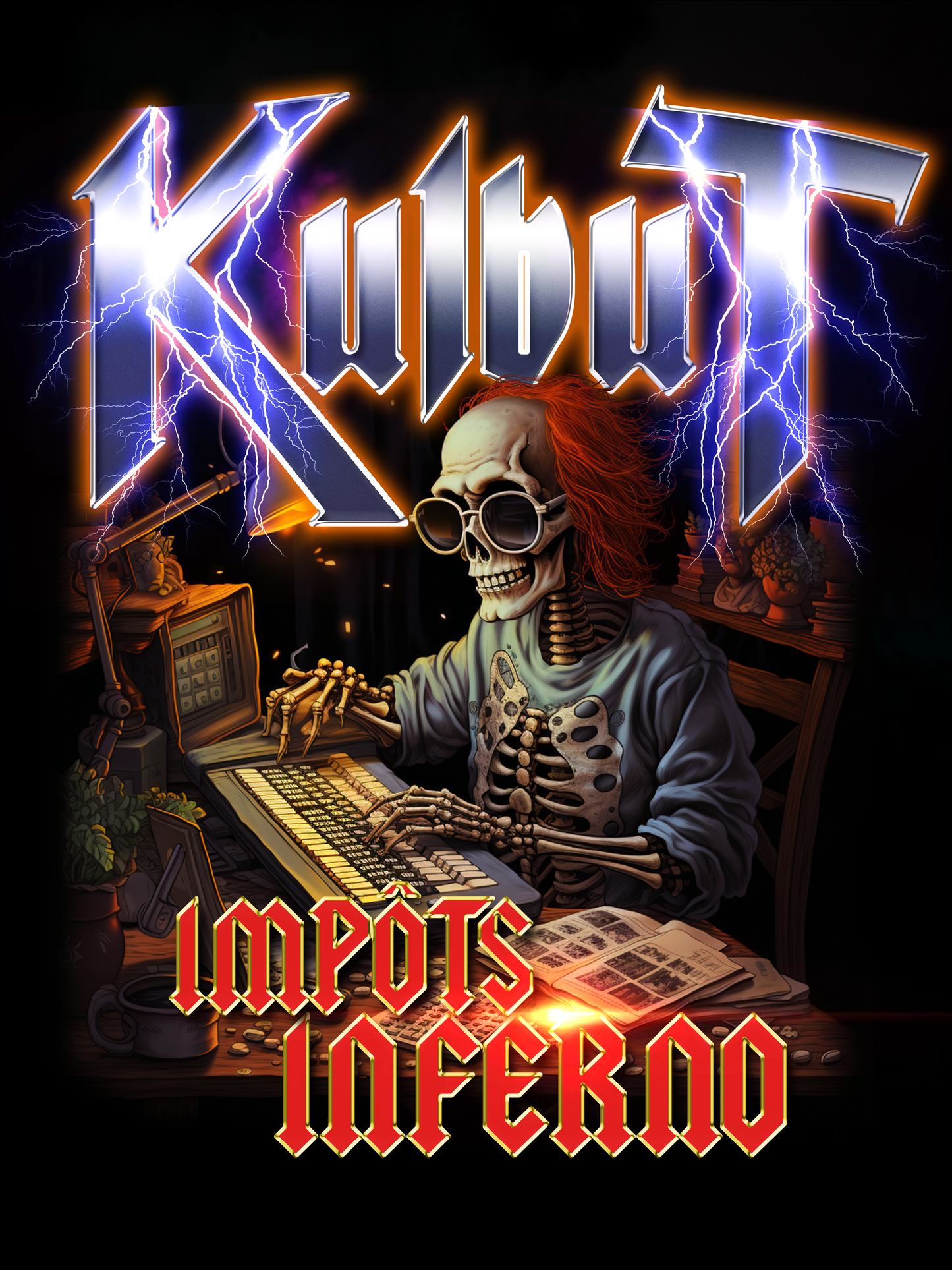 Affiche - Kulbut "Impôts Inferno"