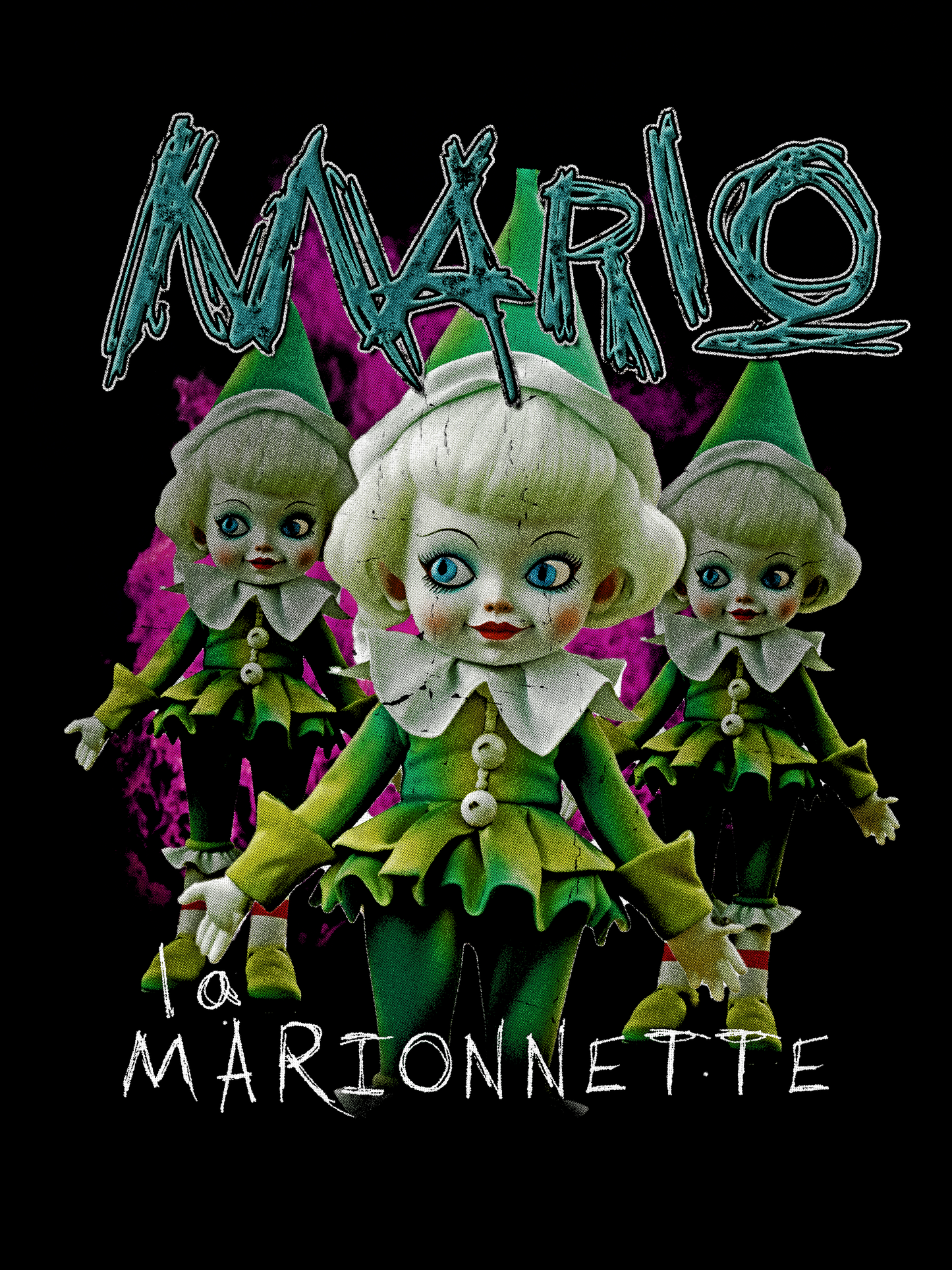 Affiche - Mario style métal