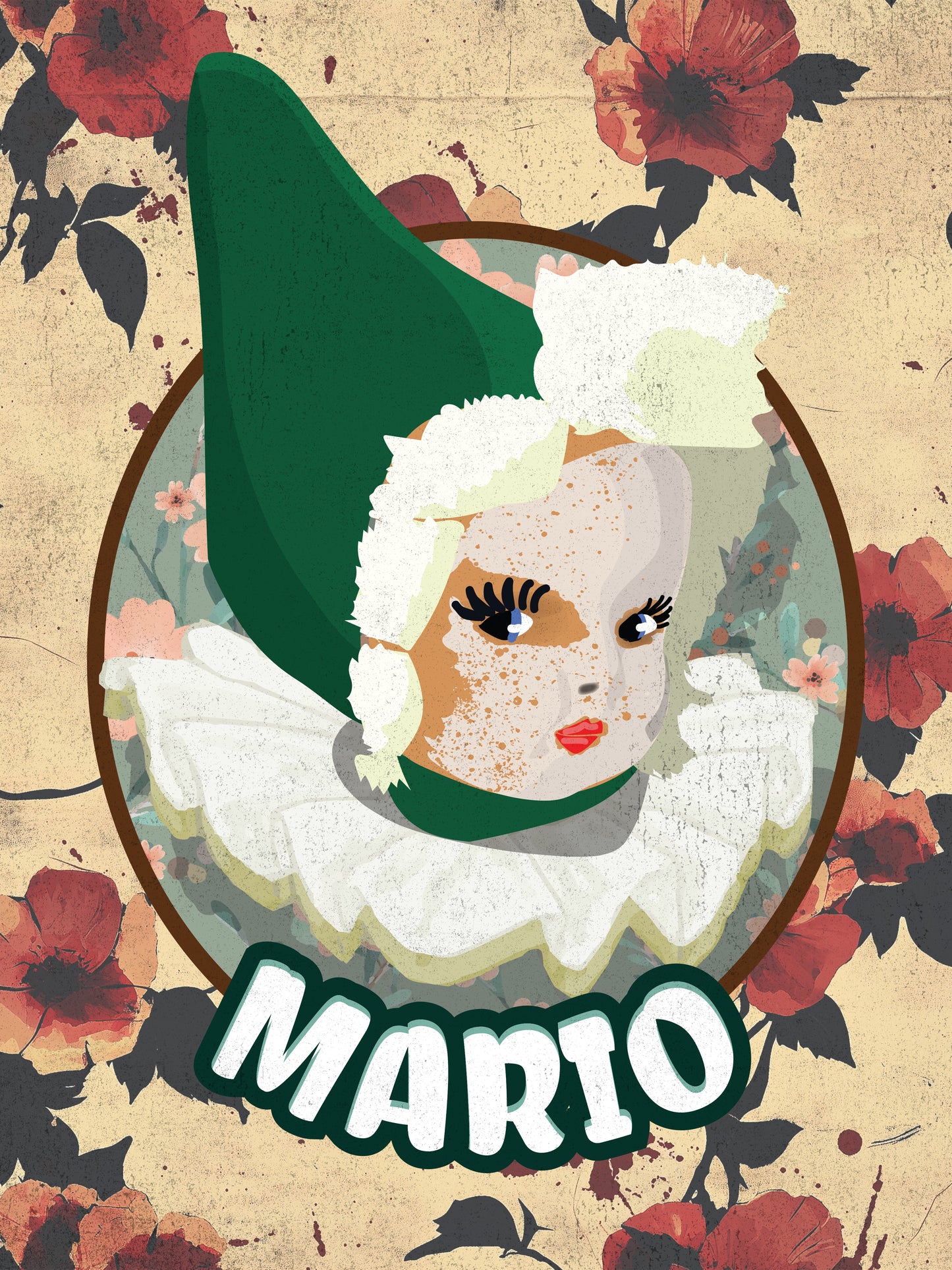 Affiche - Mario Portrait