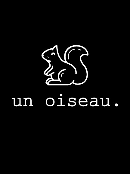 T-shirt unisexe - Un oiseau.