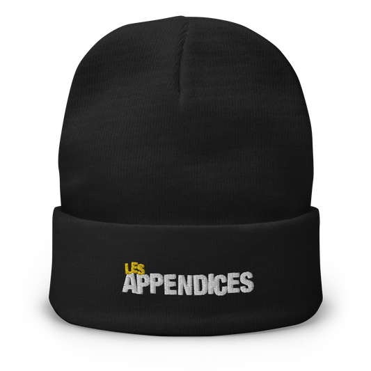 Tuque brodée - Les Appendices