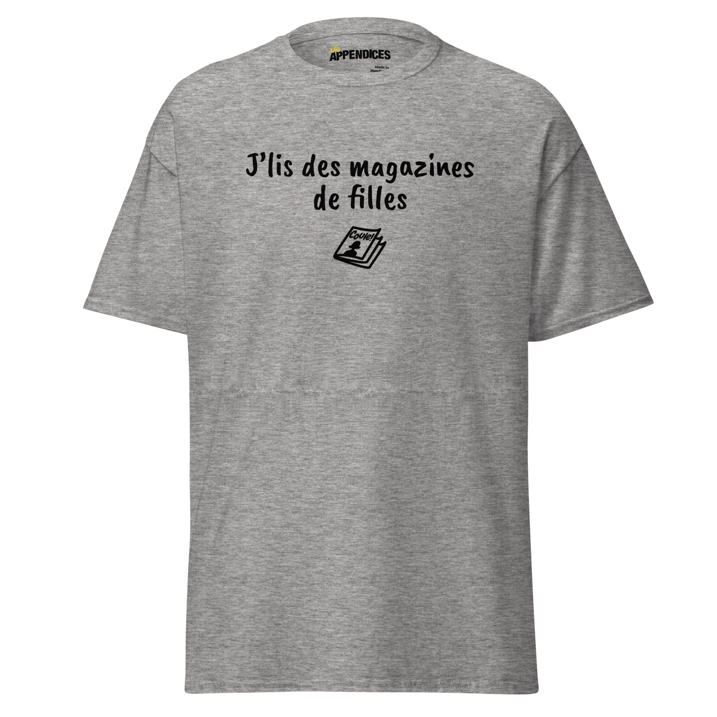 T-shirt unisexe - J'lis des magazines