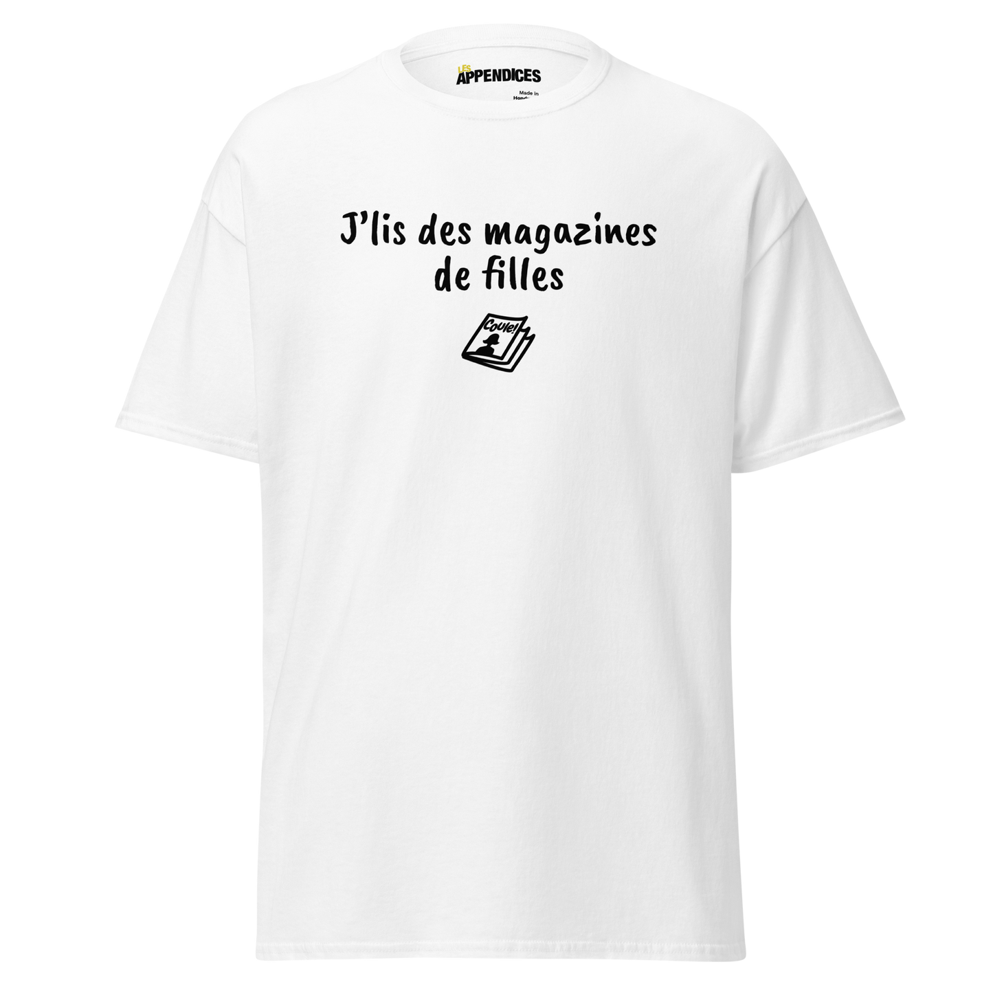 T-shirt unisexe - J'lis des magazines