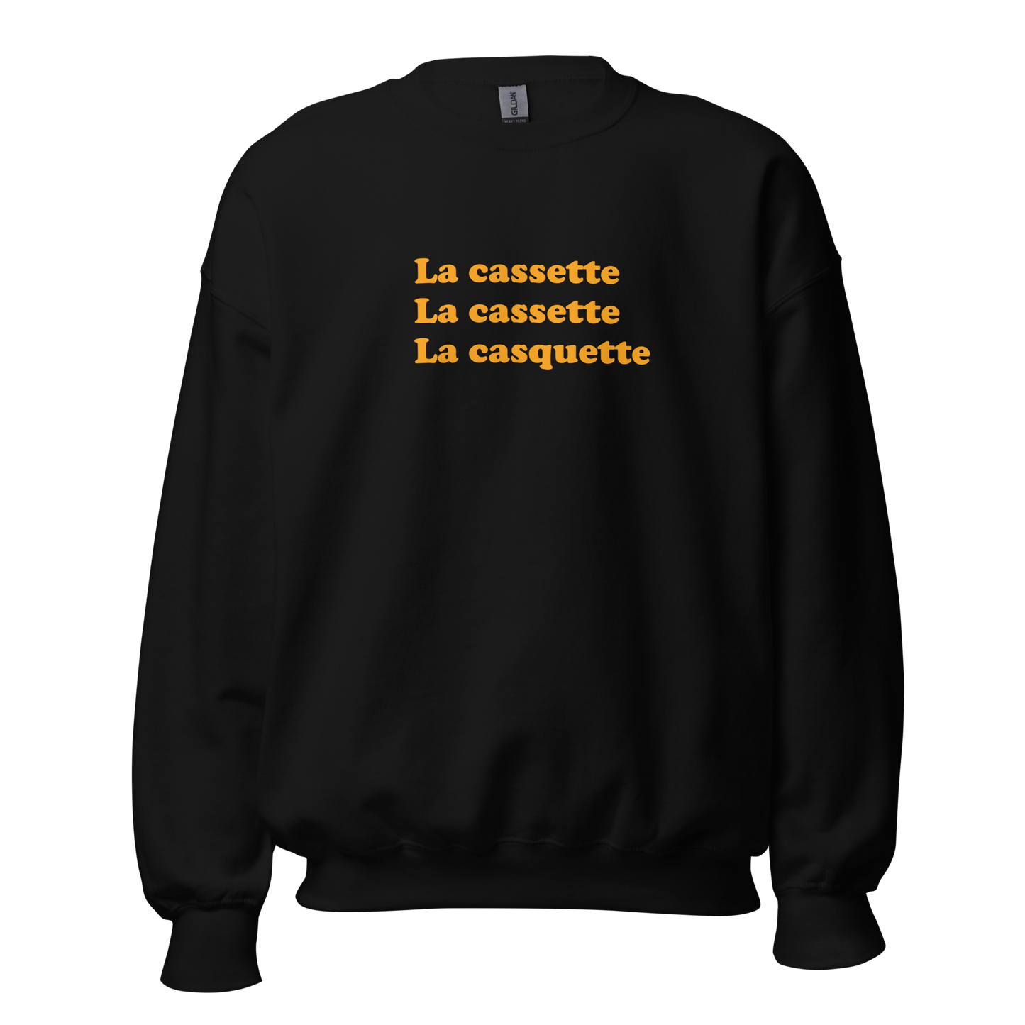 Crewneck - Cassette Cassette Casquette (texte)