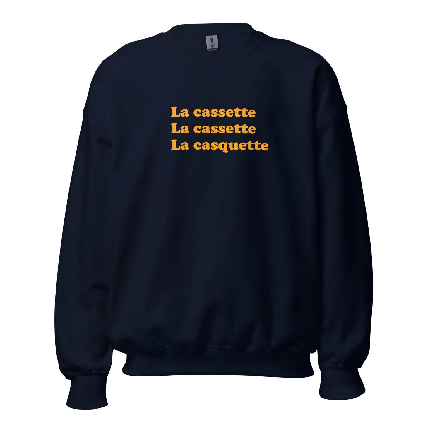 Crewneck - Cassette Cassette Casquette (texte)