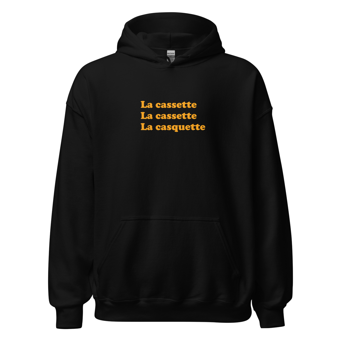 Hoodie - Cassette cassette casquette (texte)