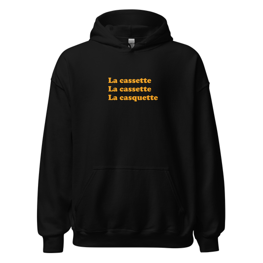 Hoodie - Cassette cassette casquette (texte)