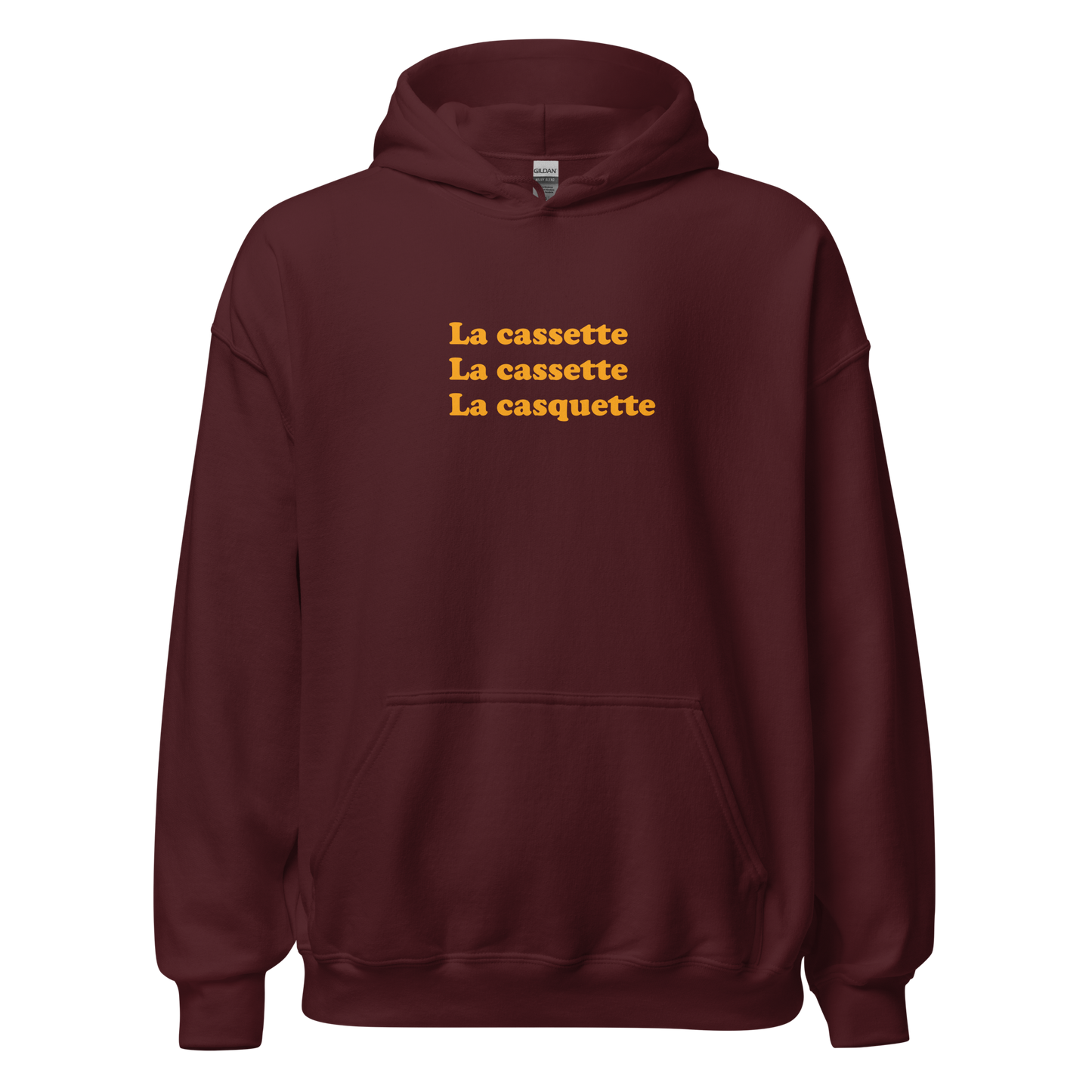 Hoodie - Cassette cassette casquette (texte)