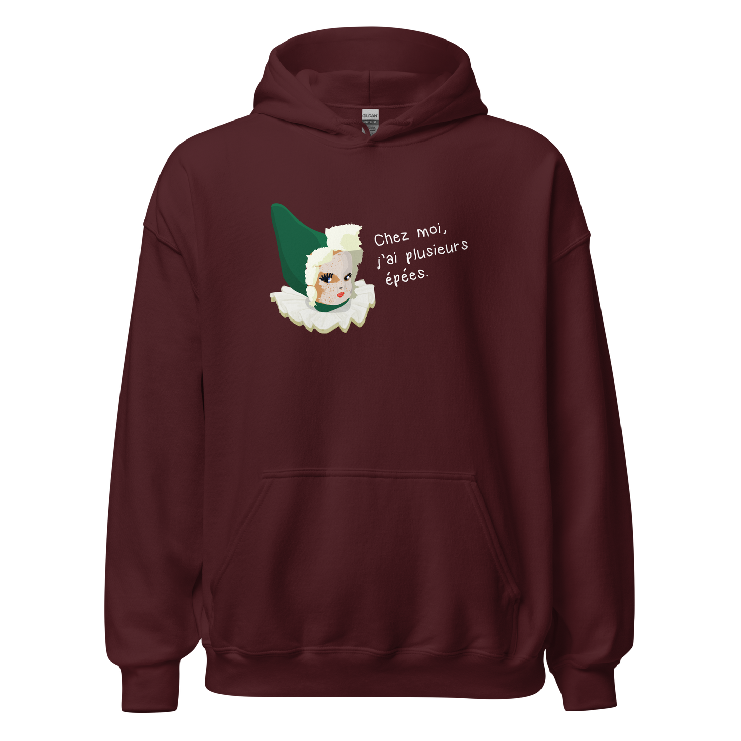 Hoodie - Mario "Chez moi j'ai plusieurs épées"
