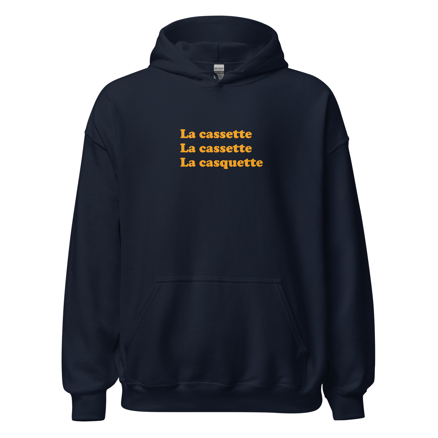 Hoodie - Cassette cassette casquette (texte)