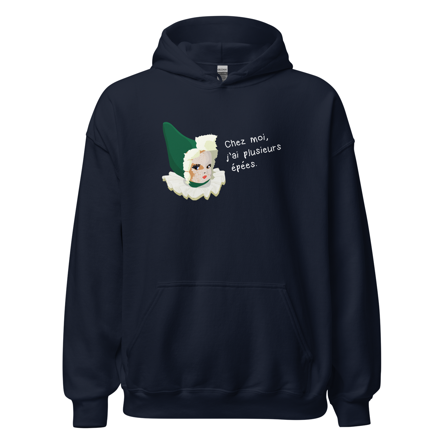 Hoodie - Mario "Chez moi j'ai plusieurs épées"
