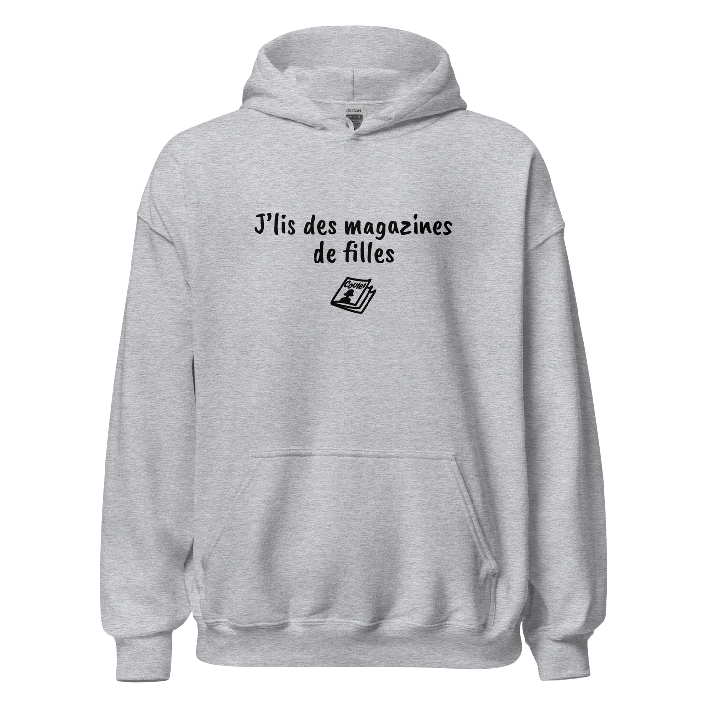 Hoodie - J'lis des magazines de filles