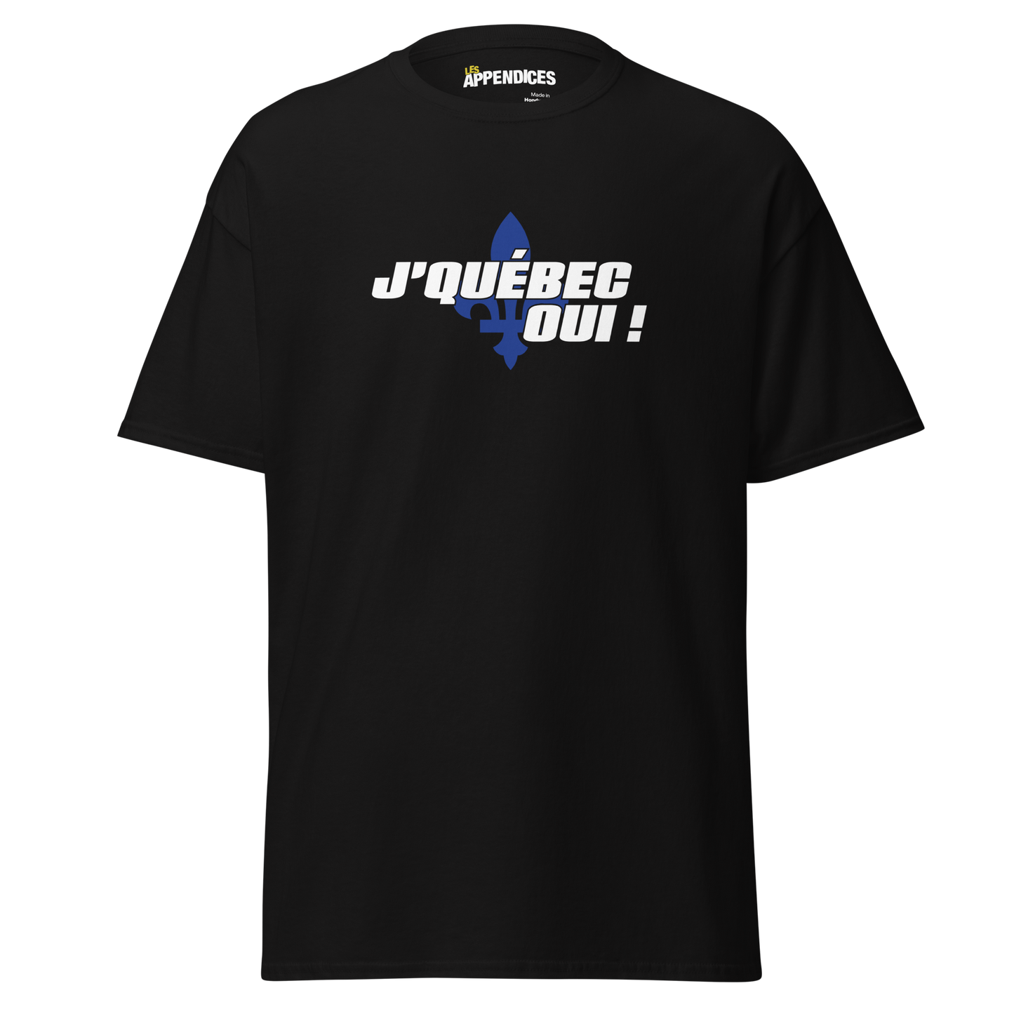 T-shirt unisexe - J'Québec oui (foncé)