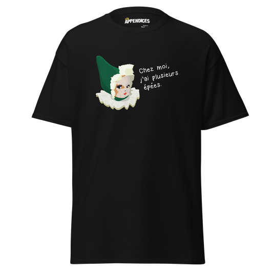 T-shirt unisexe - Mario "Chez moi j'ai plusieurs épées"