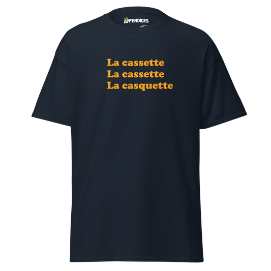 T-shirt unisexe - Cassette Cassette Casquette (texte)