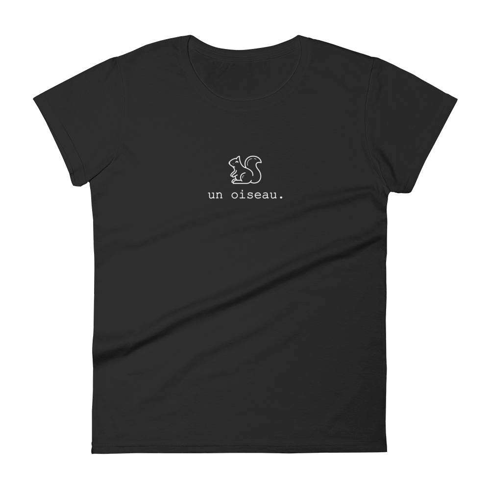 T-shirt femme - Un oiseau.
