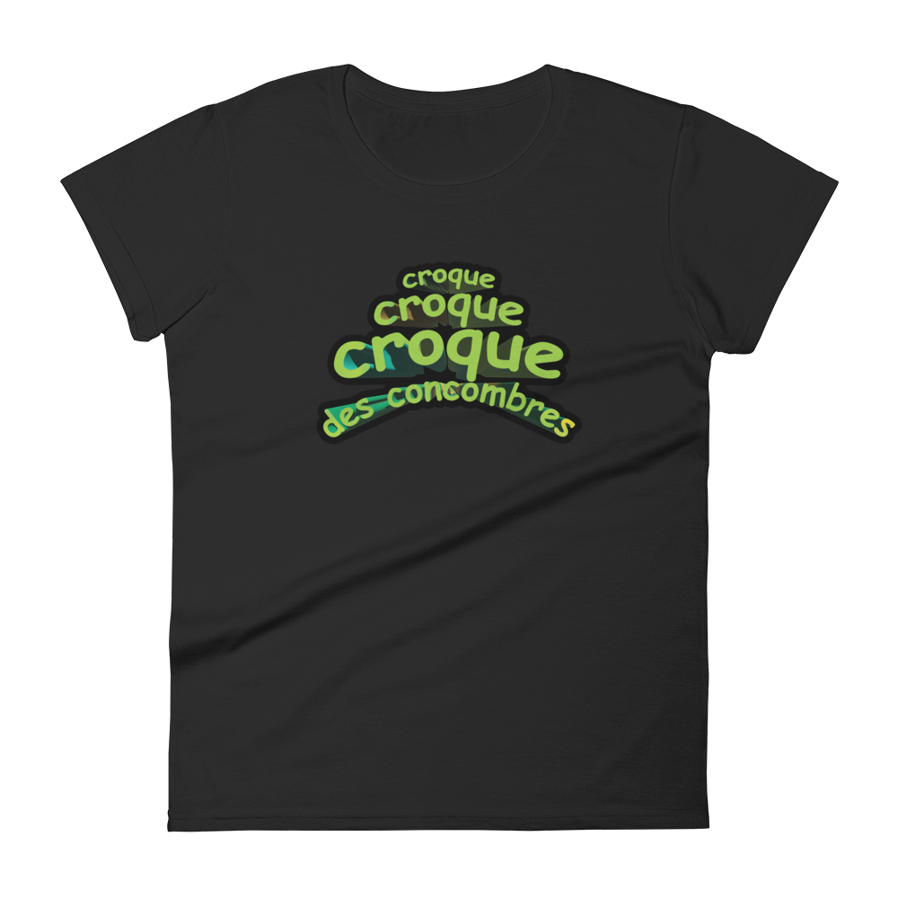 T-shirt femme - Croque des concombres