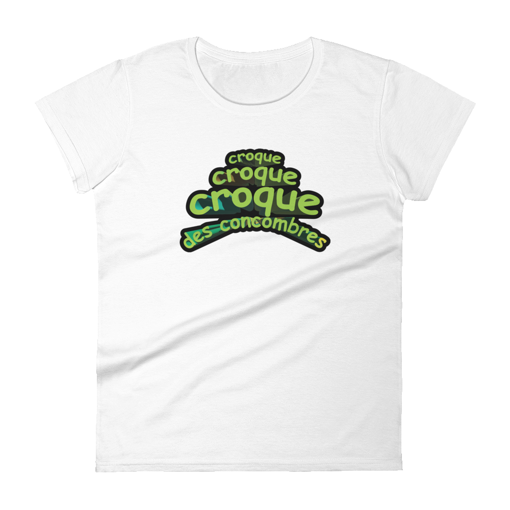 T-shirt femme - Croque des concombres