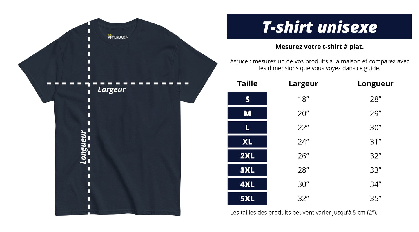 T-shirt unisexe - J'aime Pierre Touchette