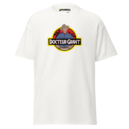 T-shirt unisexe - Docteur Grant (pâle)