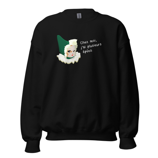 Crewneck - Mario "Chez moi j'ai plusieurs épées"