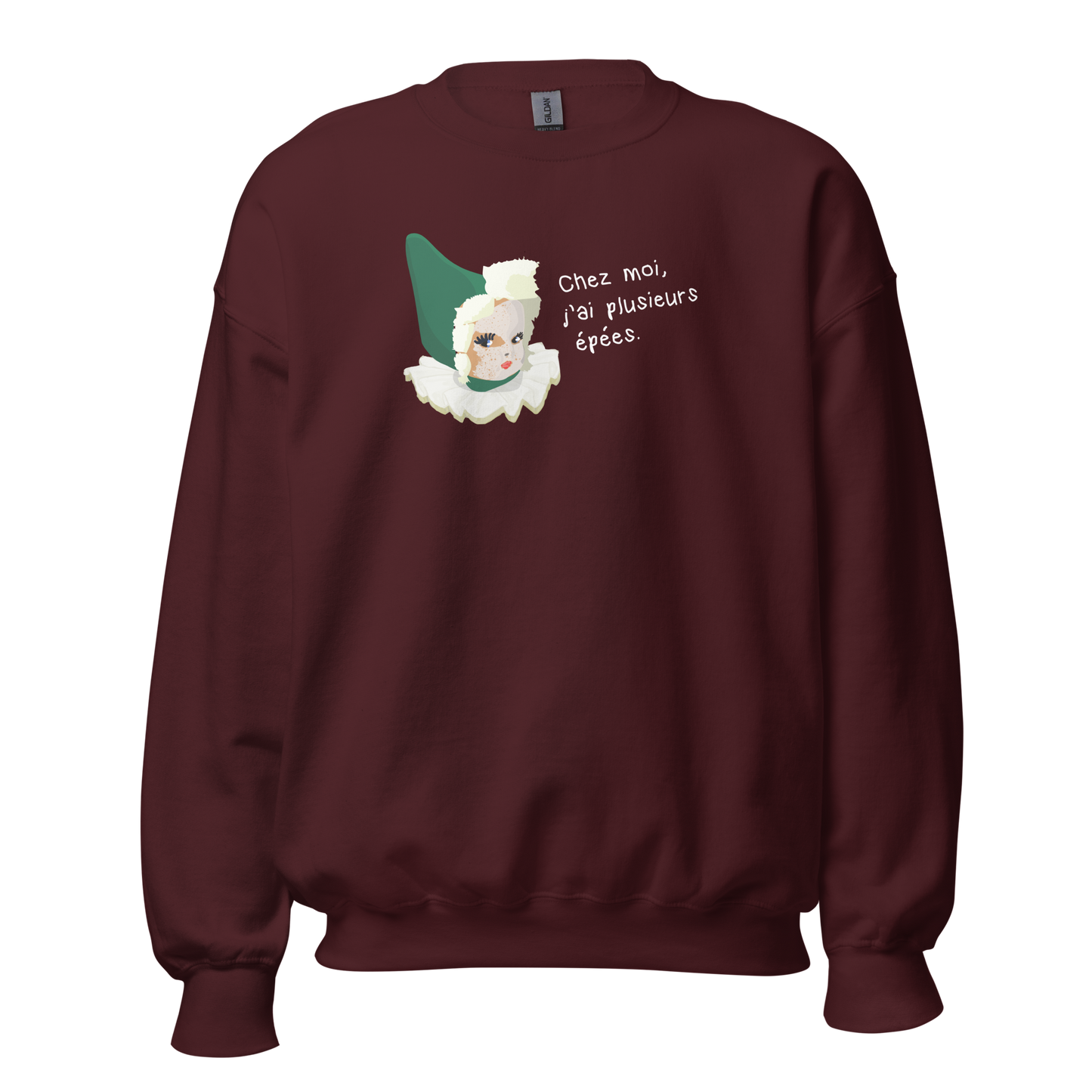 Crewneck - Mario "Chez moi j'ai plusieurs épées"