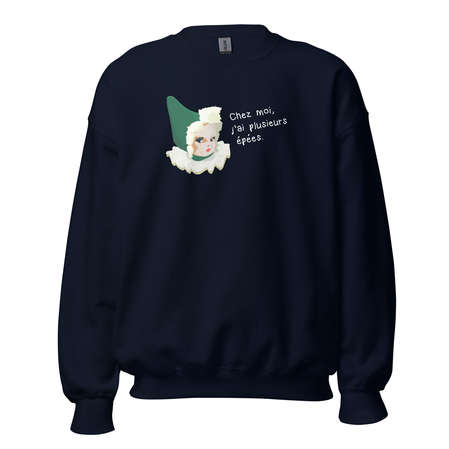 Crewneck - Mario "Chez moi j'ai plusieurs épées"