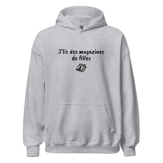 Hoodie - J'lis des magazines de filles