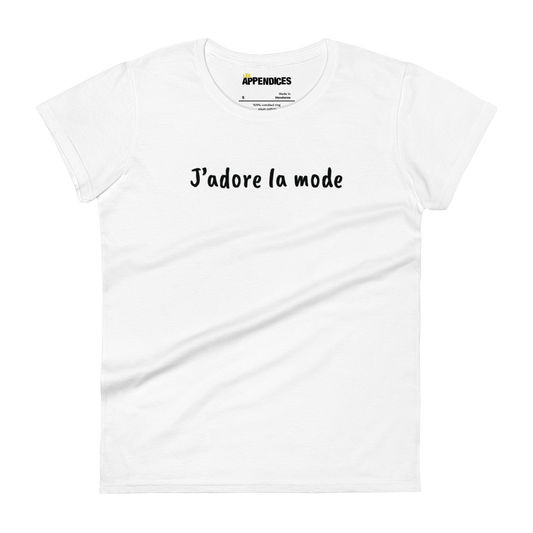 T-shirt femme - J'adore la mode