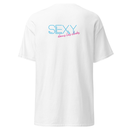 T-shirt unisexe - Crédible à la job / Sexy dans les clubs