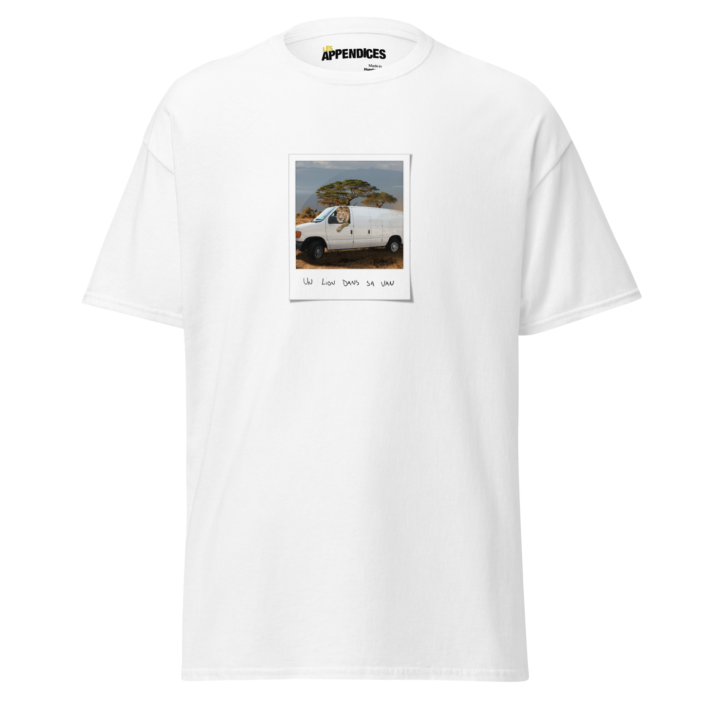 T-shirt unisexe - Un lion dans sa van